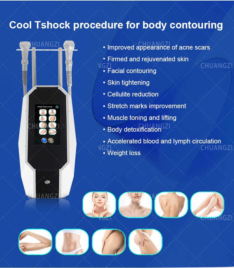 Advanced body contouring with Tshock procedure: improves skin appearance, firms skin, and enhances muscle tone.