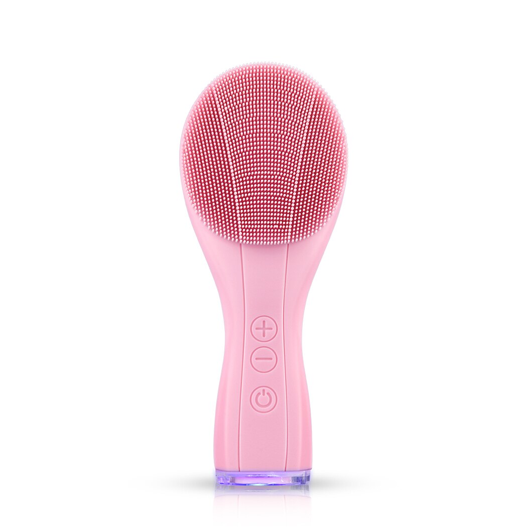 CkeyiN Electric Facial Silicone Cleansing Brush Vibration Sonic Massager Blackhead Remover Waterproof Pore Clean Face Wash Tool