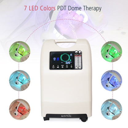 Beauty Spa Use Skin Rejuvenation Hyperbaric Oxygen Jet Therapy Facial Mask Machine Oxygen Facial Whitening Machine for Skin Care