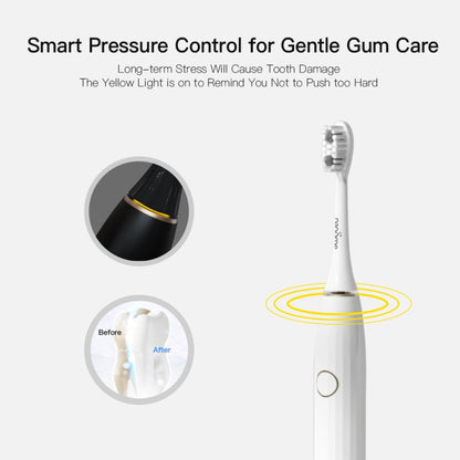 Nandme NX8000 Smart Sonic Electric Toothbrush IPX7 À Prova D' Água Micro Vibração Clareador De Limpeza Profunda Sem Machucar Os Dentes