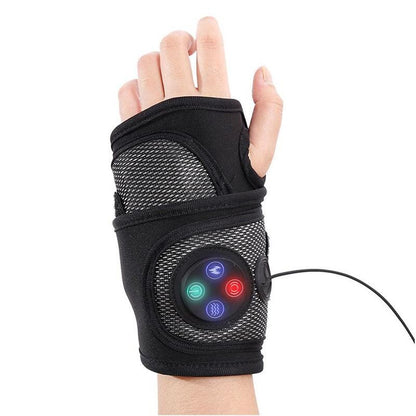 Eletric Wrist Foot Brace Support Massager Vibration Hot Compress Heating Relaxation Treatments Pain Relief Air Massage Device