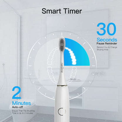 Nandme NX8000 Smart Sonic Electric Toothbrush IPX7 À Prova D' Água Micro Vibração Clareador De Limpeza Profunda Sem Machucar Os Dentes