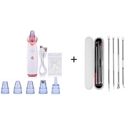 Blackhead Remover Skin Care Face Clean Pore Vacuum Acne Pimple Removal Suction Facial Diamond Dermabrasion Tool Care