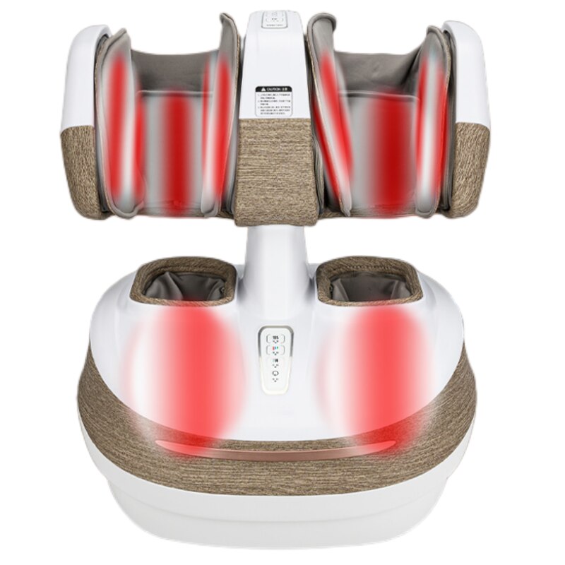 Massageador ideal para massagem de perna inteira de 2 pés, prensa de ondas de ar com aquecimento, infravermelho distante, pés, panturrilha, coxas, braços, unidade superior removível