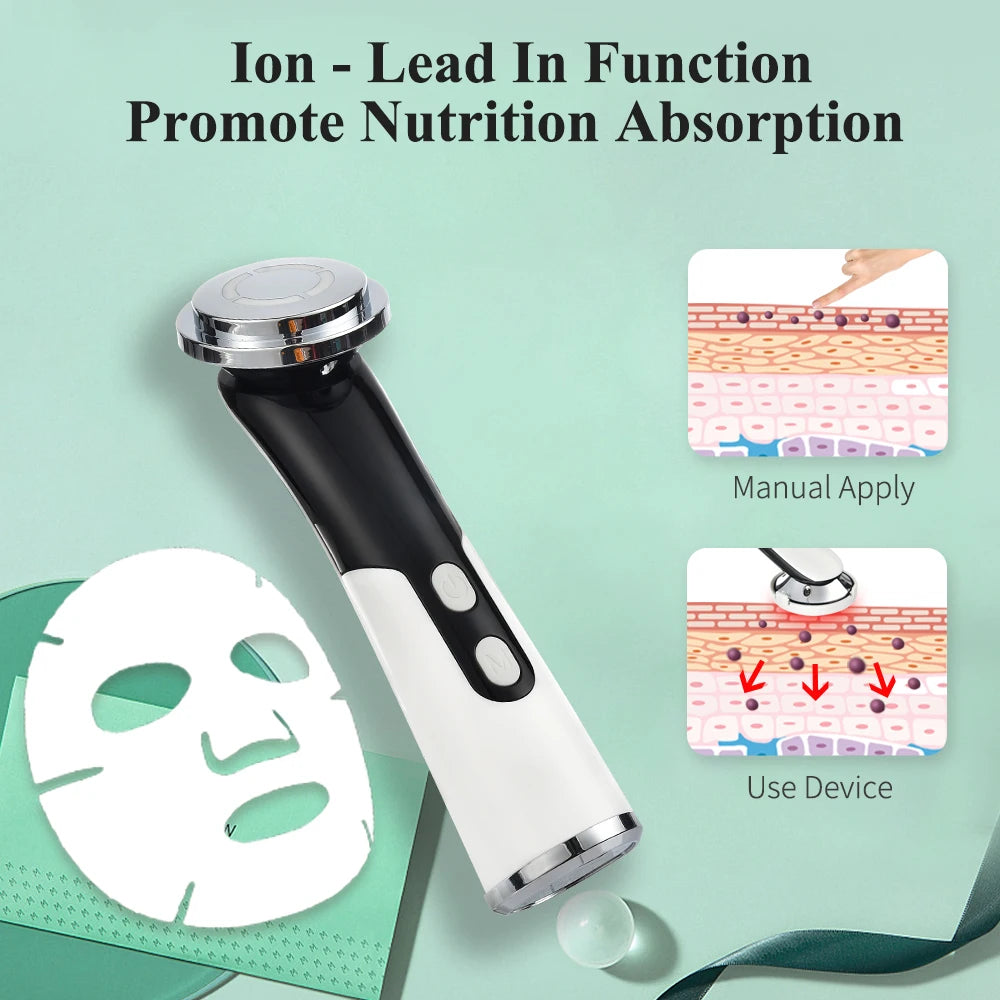 Lead ions enhance nutrient absorption; use device for 3 minutes, 8 times.