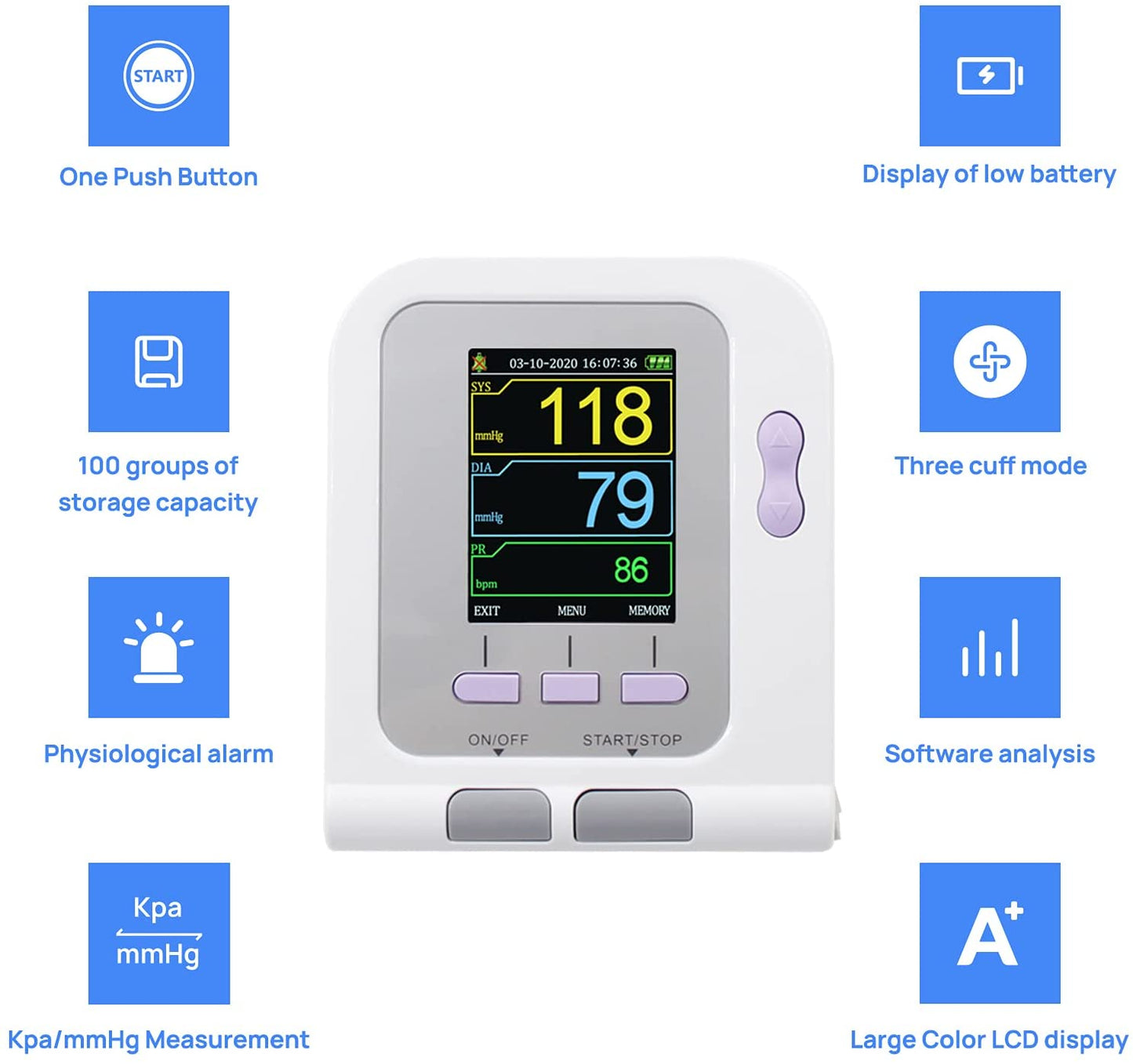 START One Push Button Display of low battery 03-10-2020