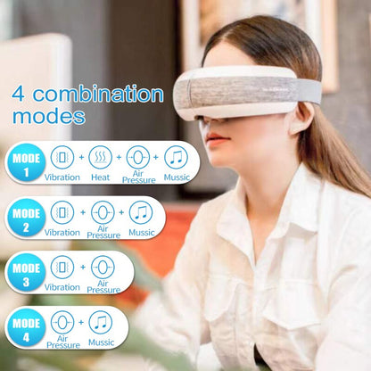 KLASVSA Smart Eye Massager Compressão de ar Massagem aquecida para olhos cansados ​​Olheiras Remove Massagem Relaxamento