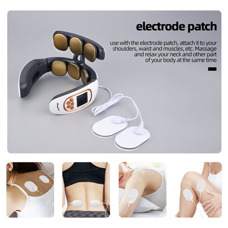 electrode patch use with the electrode patch, attach ittoyour shoulders,