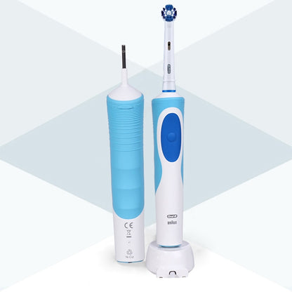 Oral B Electric Toothbrush 2D Rotary Vibration Clean Charging Tooth Brush Cross Action Bristle Oral Care 4 Gift Brush Heads Free