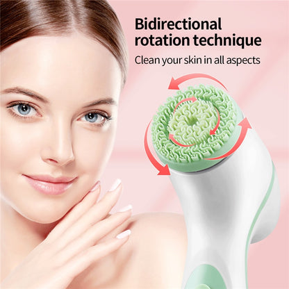 Bidirectional rotation technique Clean your skin in all