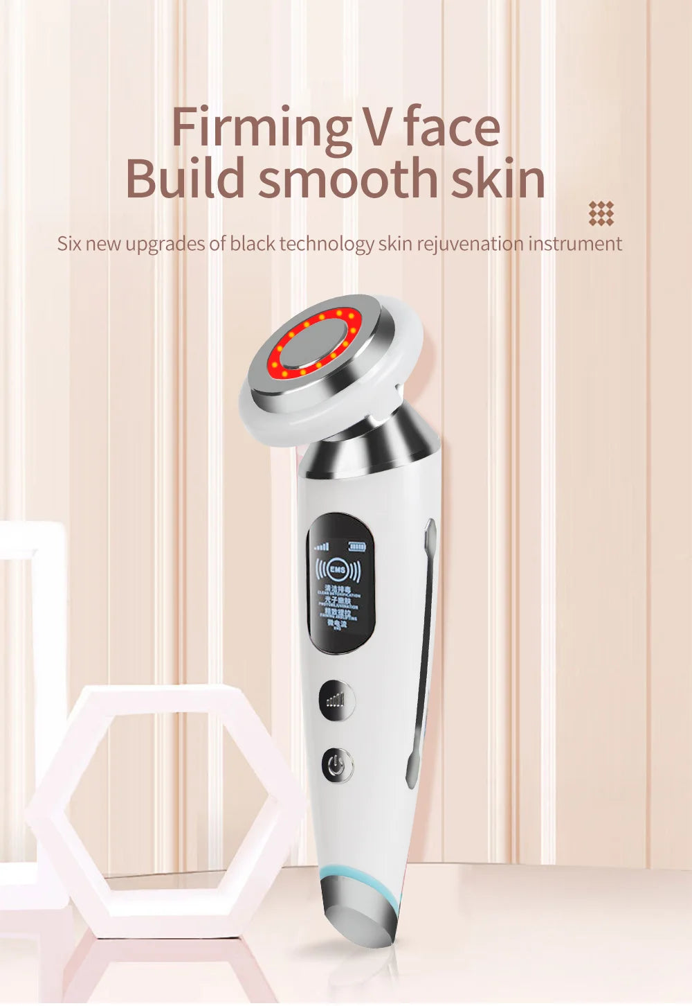 Boosts facial firmness with six upgraded technologies for smoother, younger-looking skin.