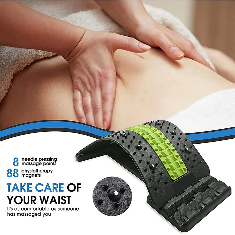 Massage-like relief for your back with this magnetic massager, promoting comfort and relaxation.