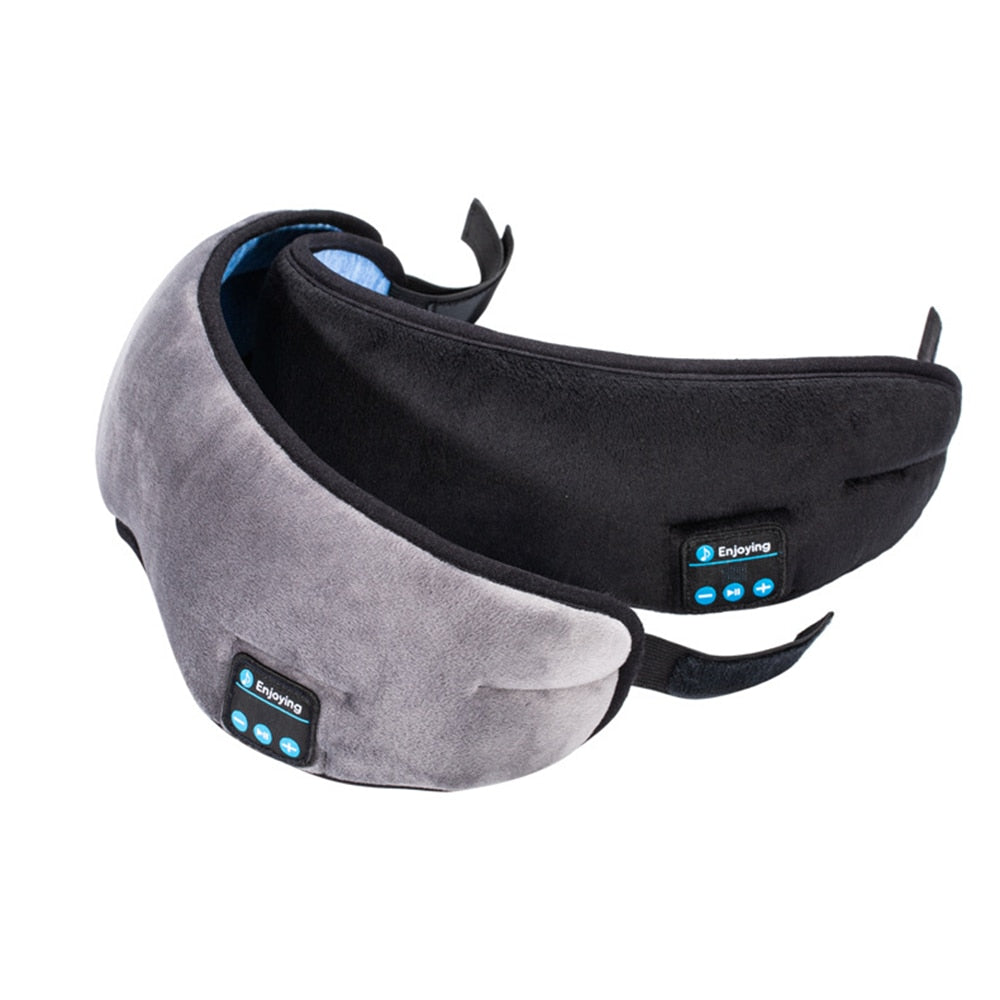 Wireless Bluetooth Eye Mask Headset Sleep Stereo Headset Subwoofer Blindfold Bluetooth 5.0 Head-mounted Sleeping Eye Cover