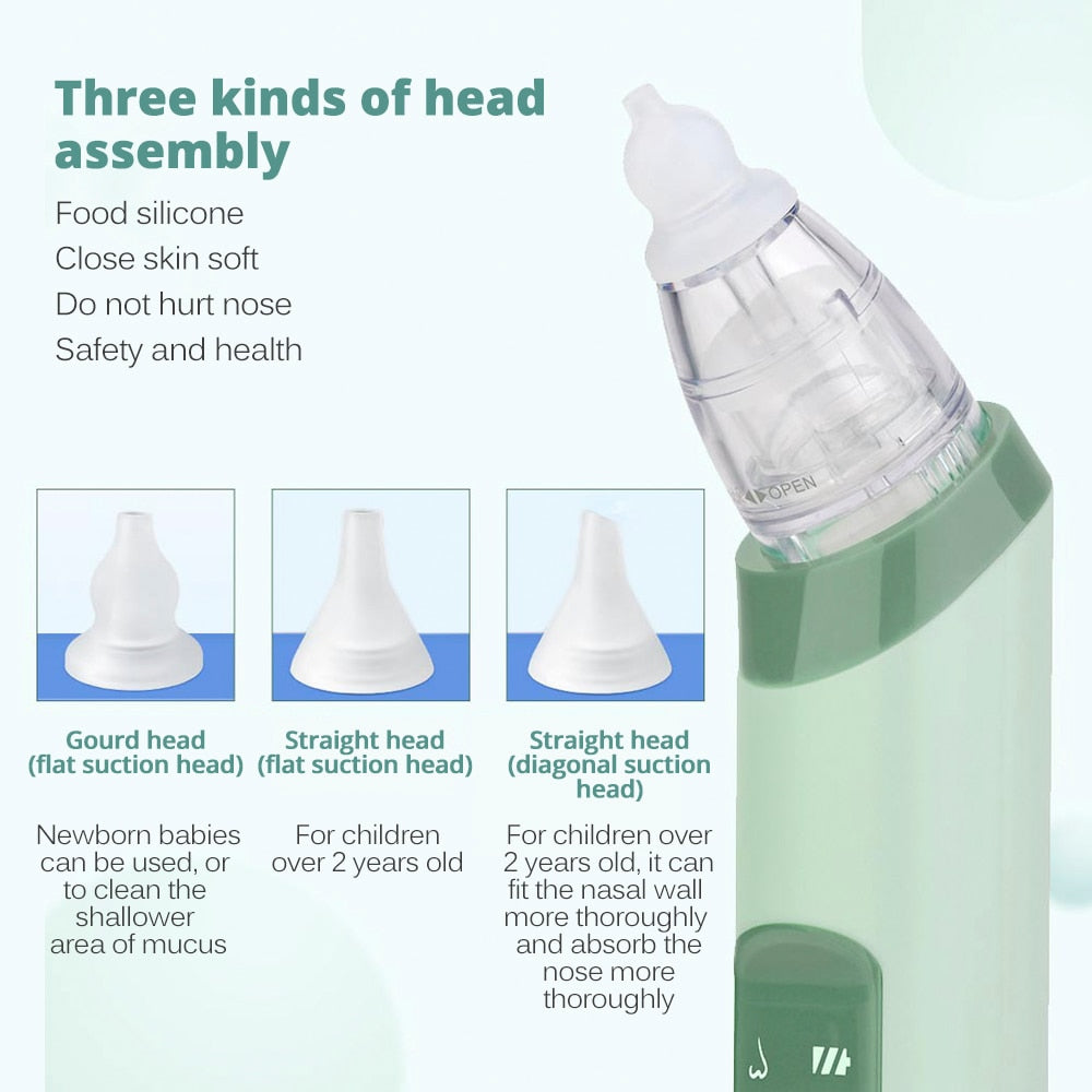 three kinds of head assembly Food silicone Close skin soft Do not hurt nose