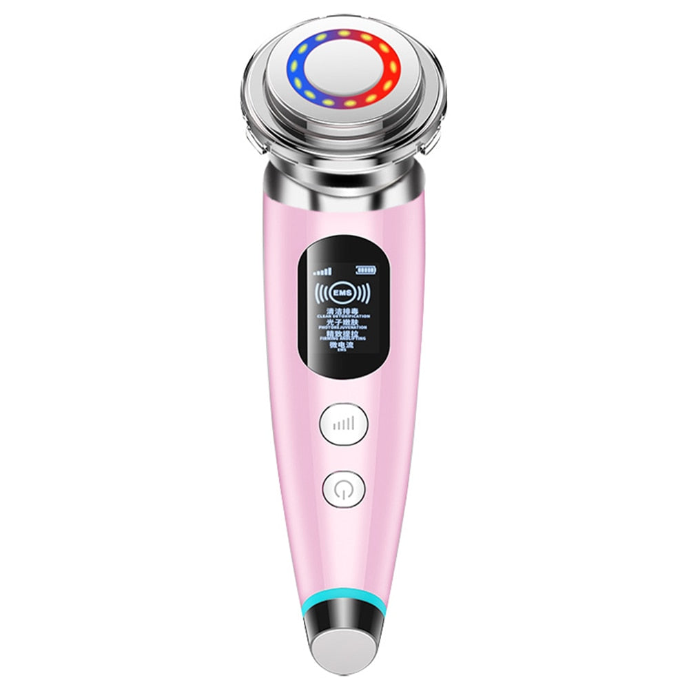 7 in 1 Radio Frequency Face Skin Tightening Lifting Beauty Device EMS Apparatus Massager Wrinkle Remover Machine Skin Care