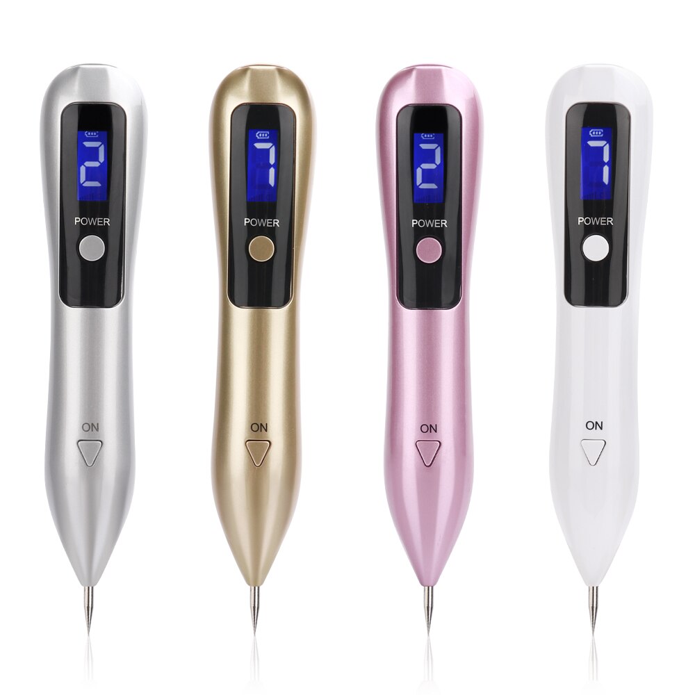 Caneta de Plasma LCD Máquina de Remoção de Toupeiras de Tatuagem 9 Nível Remoção de Iluminação LED Removedor de Manchas Escuras Ferramenta de Remoção de Tatuagem Marca de Verrugas