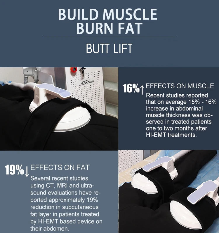 Effective Muscle Building Machine: Increases muscle thickness & reduces fat layers with impressive results.