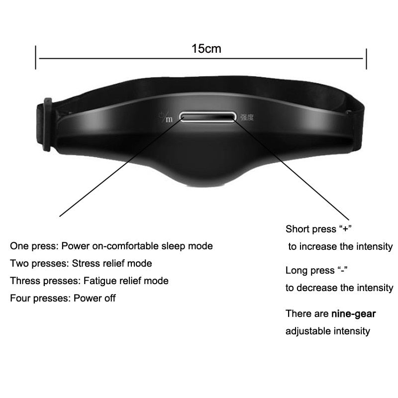 nine-gear adjustable intensity settings are available to adjust the intensity of