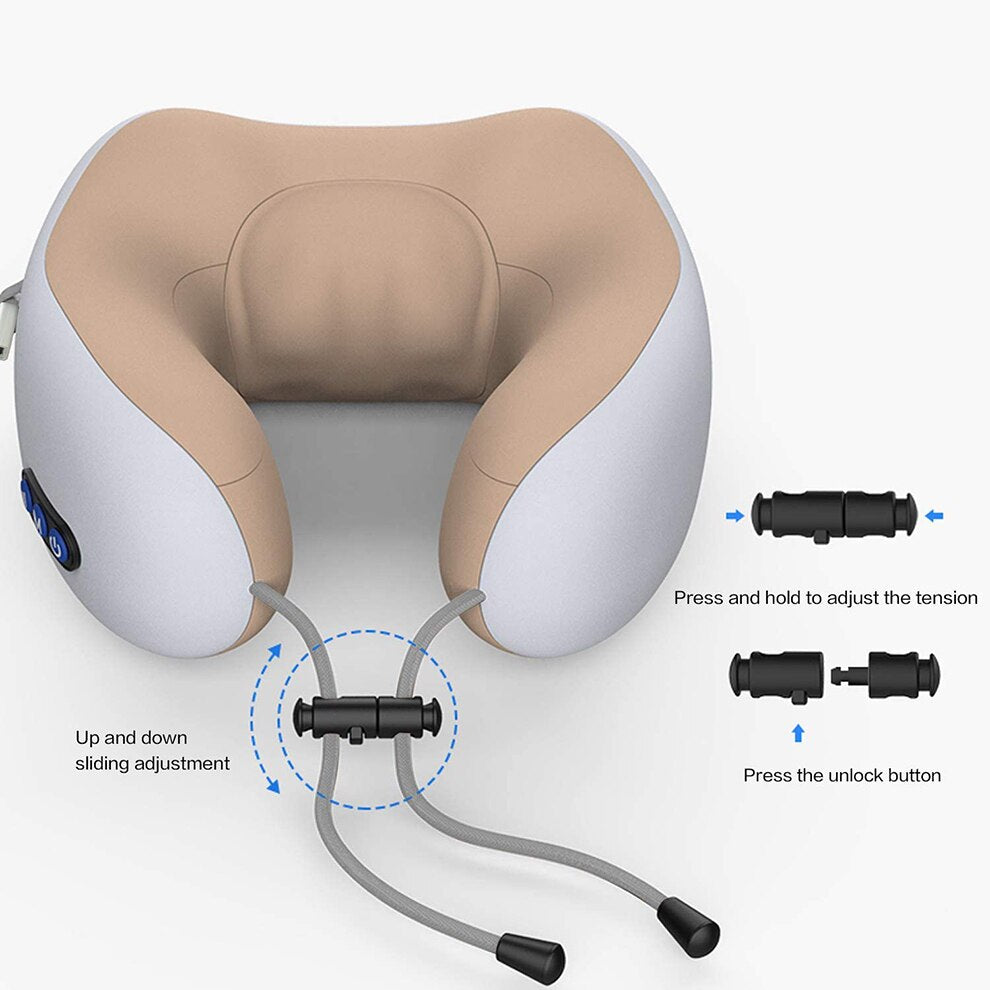 Press hold to adjust the tension Up and down sliding adjustment Press the unlock