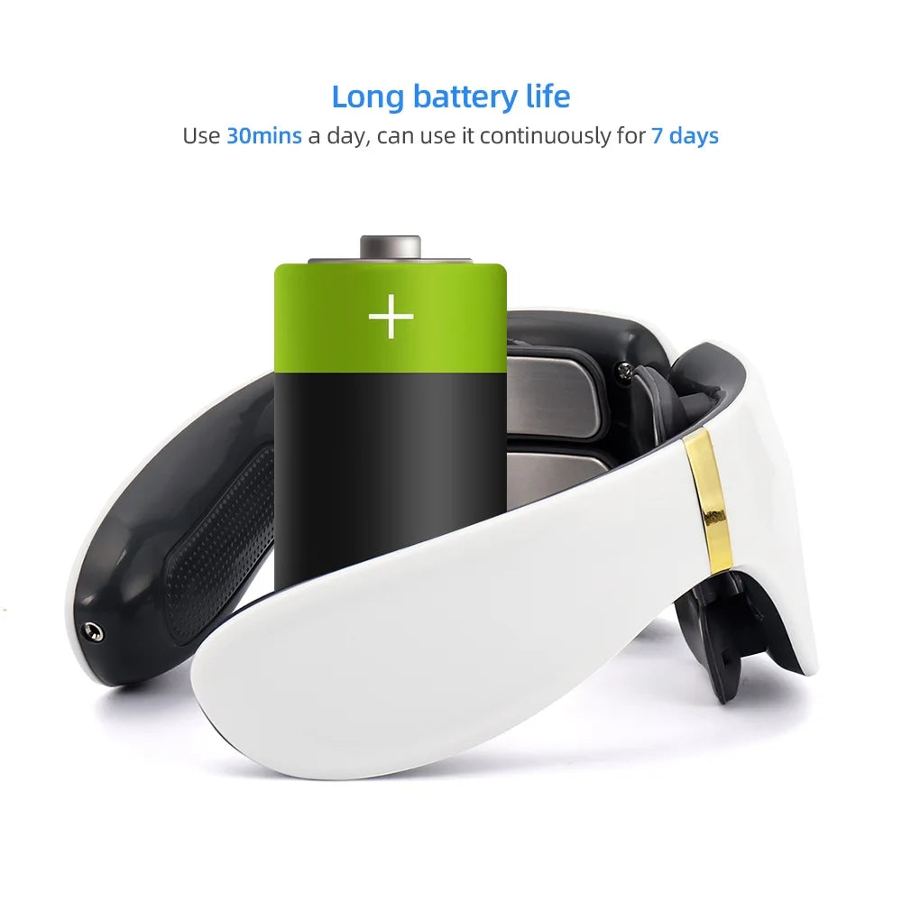 Long-lasting battery supports up to 7 days of continuous use.