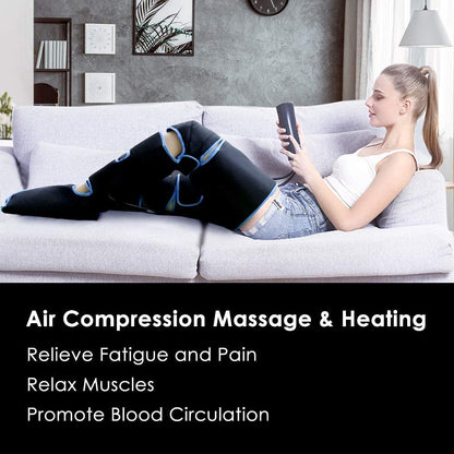 Air Compression Massage & Heating Relieve Fatigue and Pain