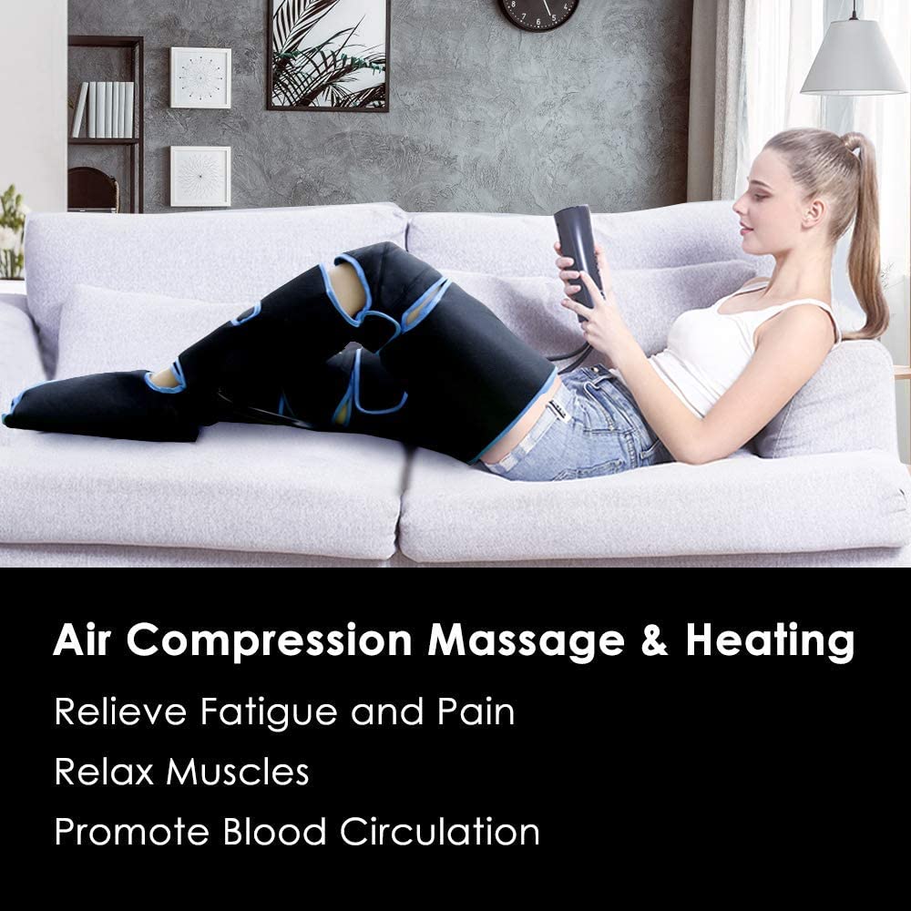 Air Compression Massage & Heating Relieve Fatigue and Pain