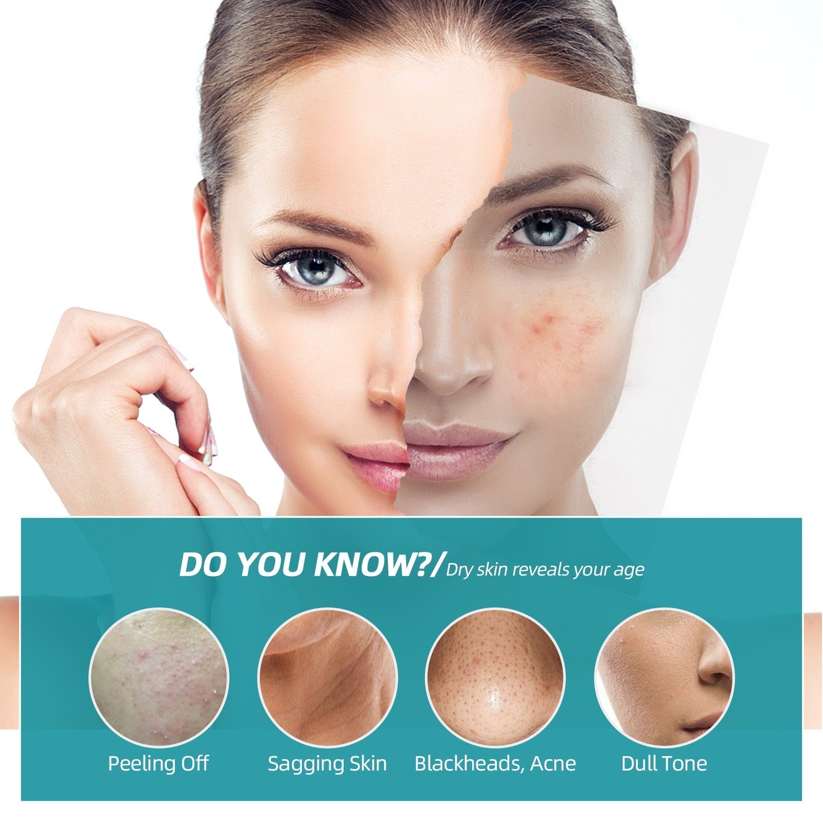 DO YOU KNOW? / Dry skin reveals your age Peel