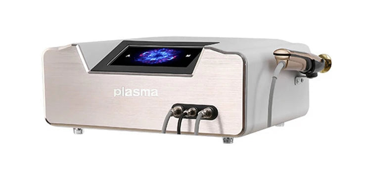 Plasma energy treatment uses a small electric current to stimulate drooping parts to contract quickly.