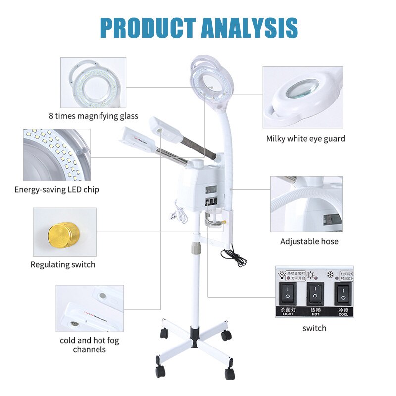 PRODUCT ANALYSIS 8 times magnifying glass Milky