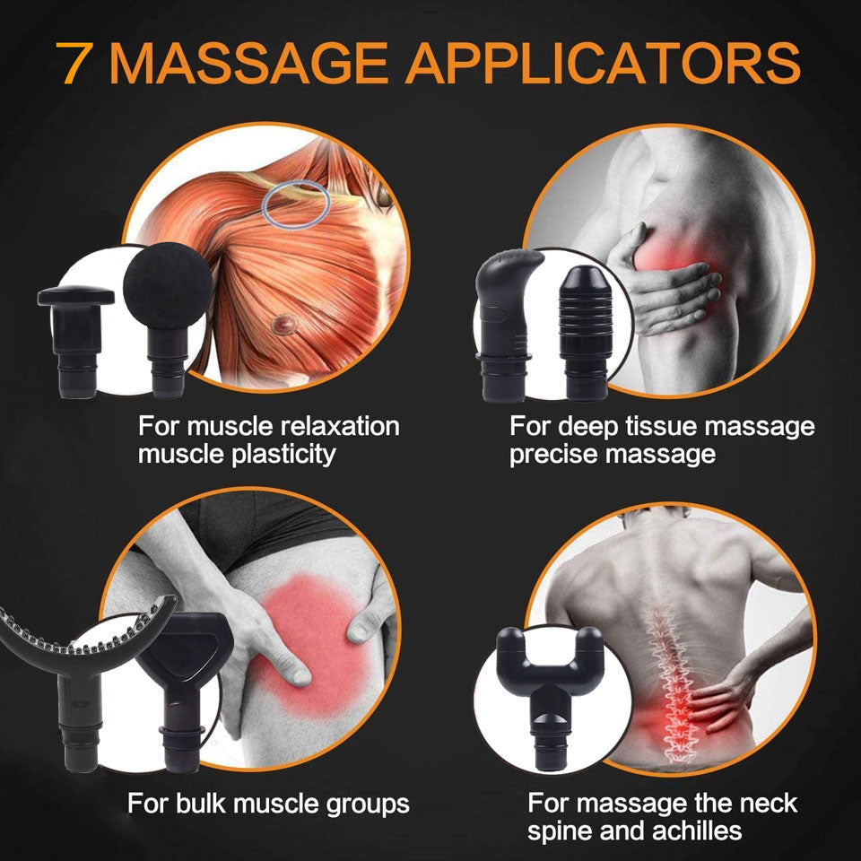 7 MASSAGE APPLICATORS For muscle relaxation For deep