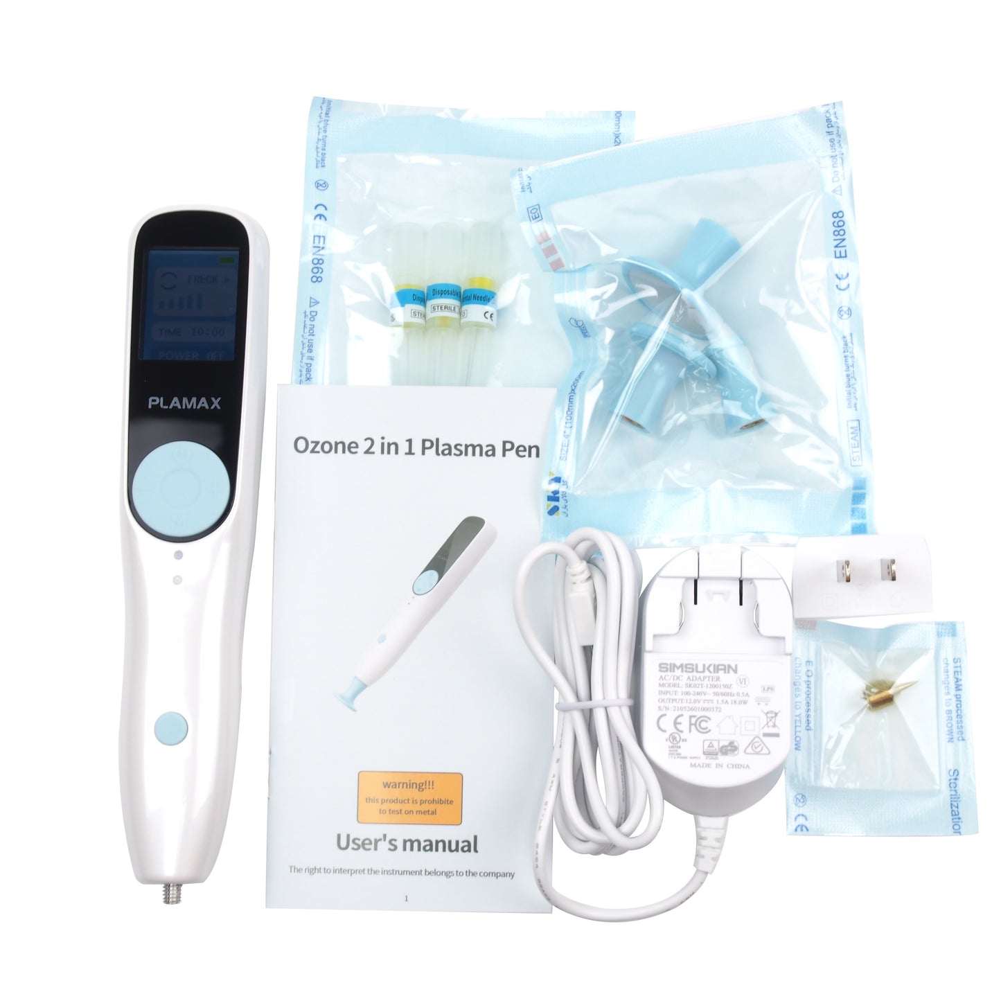 PLAMAX New Auto Ozone Therapy 2 in 1 Plasma Pen   Face Lifting Wrinkle Eyelid Lift  Skin Mole Dark Spot Remover