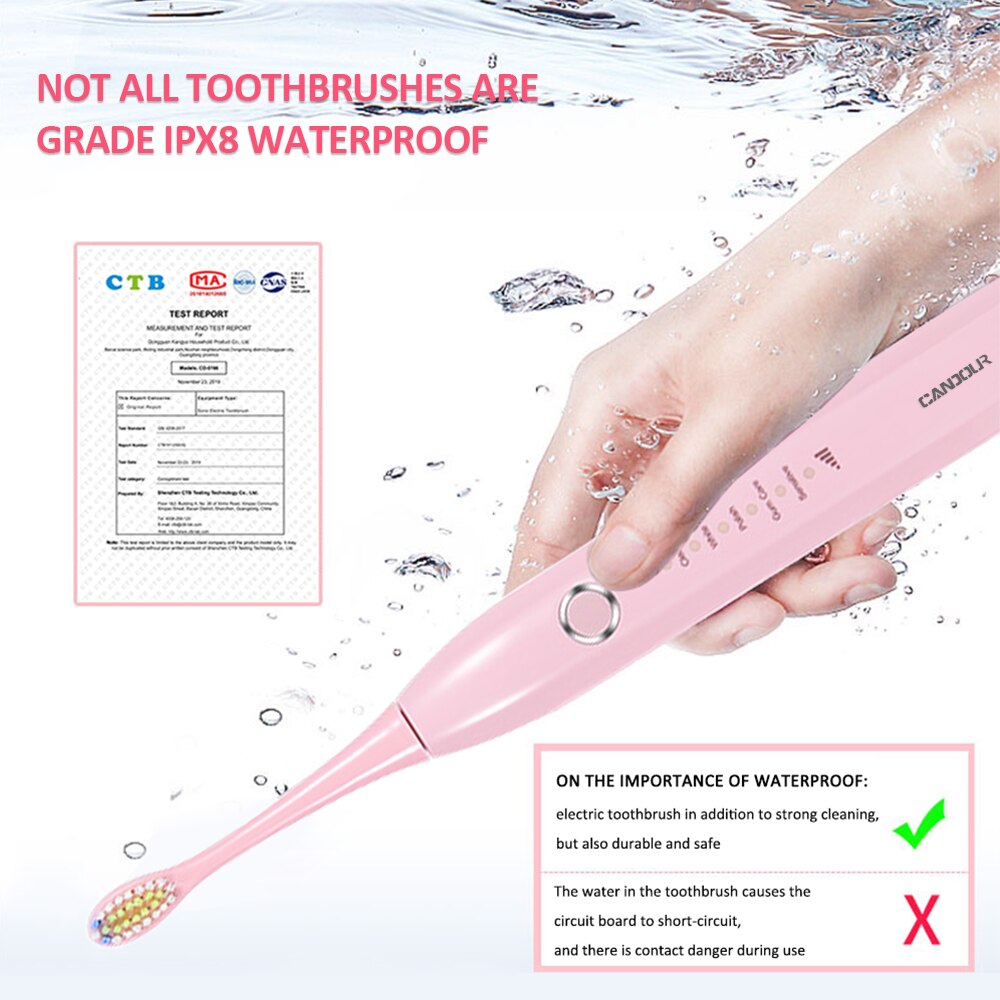 the water in the toothbrush causes the circuit board t0 short-