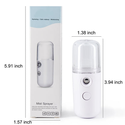 Nano Mist Sprayer Face Moisturizer Face Freshener Humidifier Facial Treatments Facial Steamer Skin Care Nebulizer Beauty Health