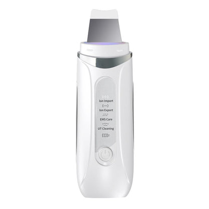 Épurateur de peau à ultrasons rouge bleu lumière LED rajeunissement de la peau Peeling nettoyage des pores du visage masseur de levage du visage appareil de beauté