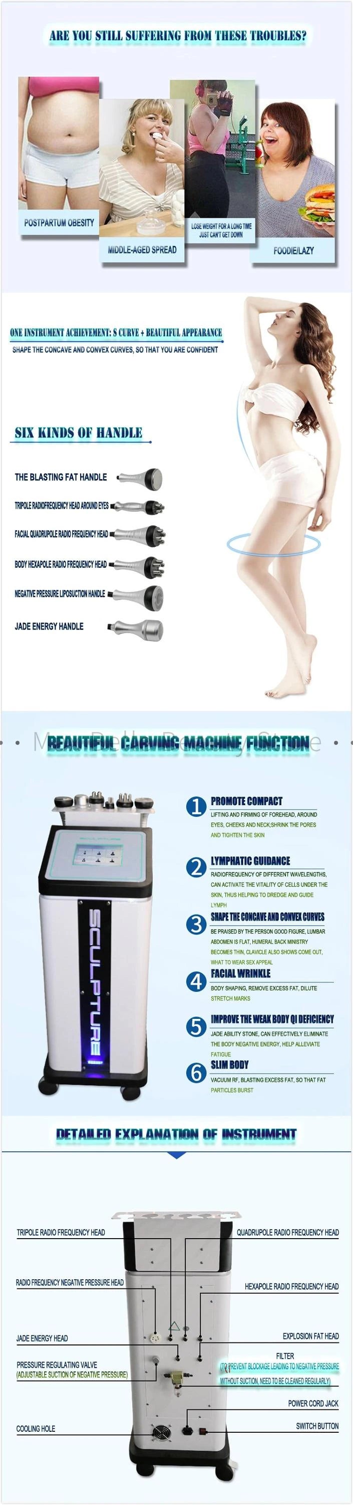 80K Lipo Cavitation Machine for slimming and ultrasonic liposuction with radio frequency technology.