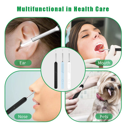 NP20 Smart Ear Cleaner Stick with Endoscope 400W High Precision Wireless Earwax Remover Set Rechargeable Otoscope Cleaning Tools