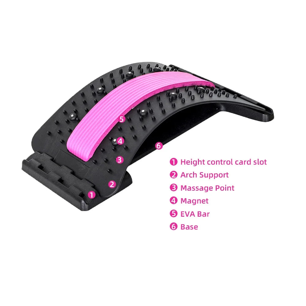 Arch support massage point with magnetic therapy and EVA base for targeted back relief.