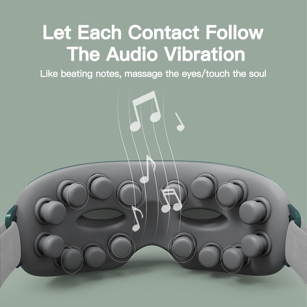 Let Each Contact Follow The Audio Vibration Like beating notes; massage