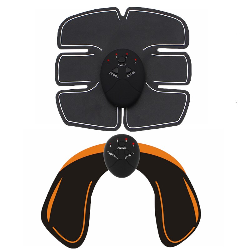 EMS Wireless Muscle Stimulator ABS Abdominal Muscle Trainer Toner Body Fitness Hip Trainer Shaping Patch Sliming Trainer Unisex