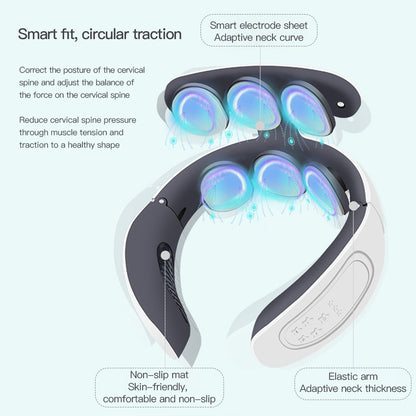 Smart electrode sheet Smart fit; circular traction Adaptive neck curve