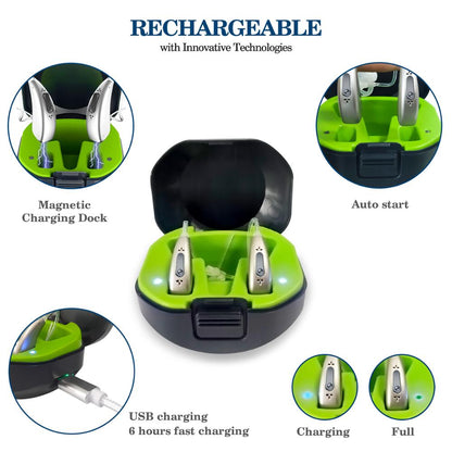 Innovative Technologies Magnetic Auto start Charging Dock USB charging 6 hours fast charging