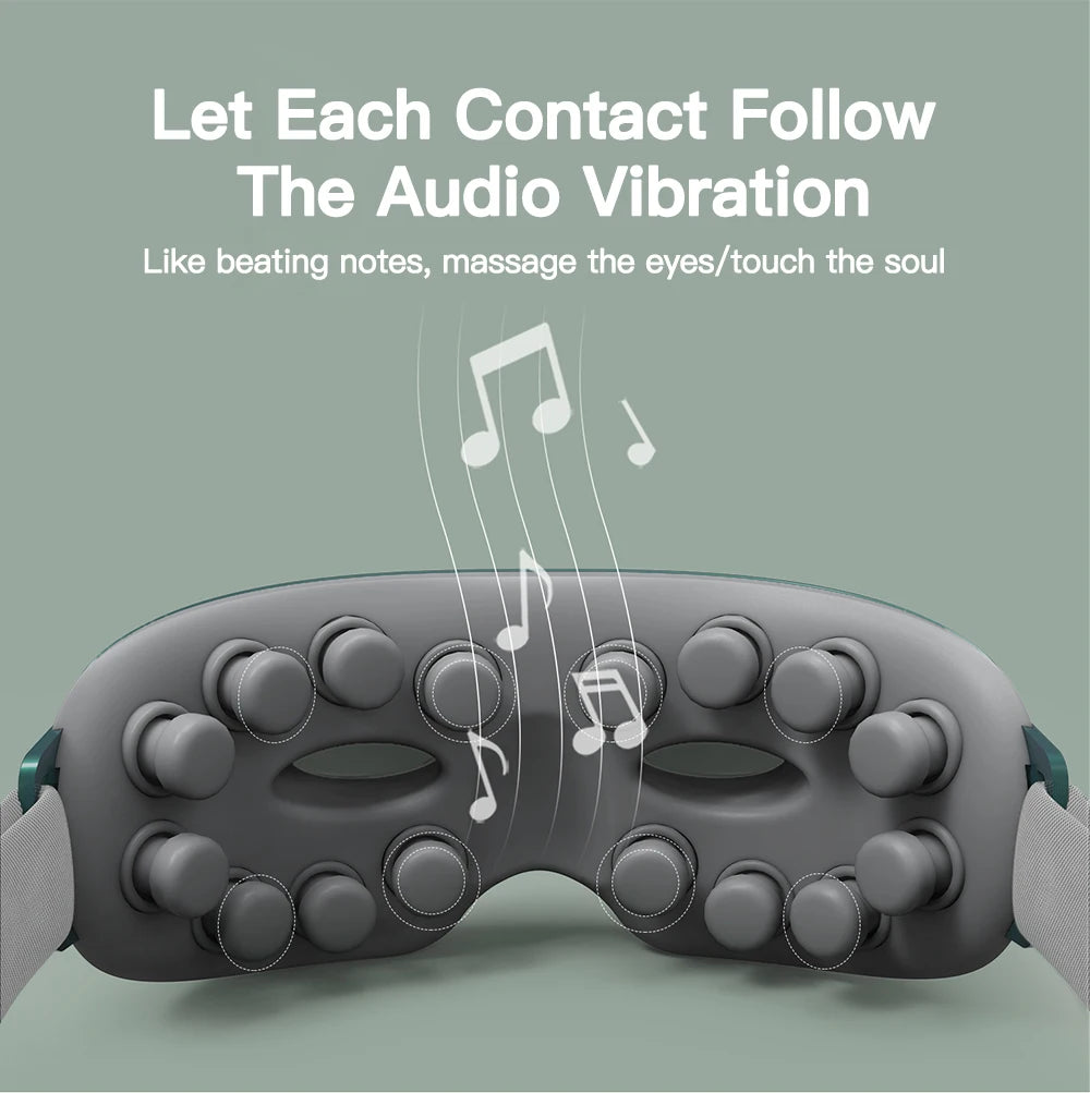 Follow gentle audio vibrations to soothe your eyes, calming your mind and lifting your mood.