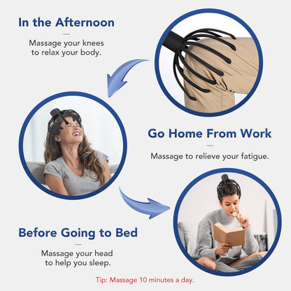 Go Home From Work Massage to relieve fatigue. Massage 10 minutes a