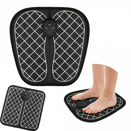 NOVO ABS Fisioterapia Elétrica EMS Massageador de Pés Revitalizante Pedicure Tens Vibrador de Pés Sem Fio Estimulador Muscular Unissex