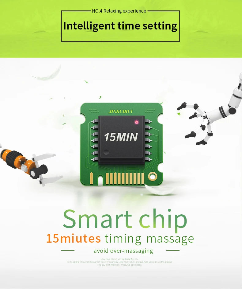 Relax with intelligent time setting and automatic stop after 1 minute to prevent over-massaging.