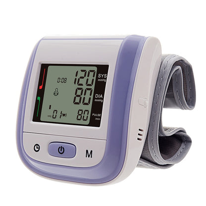 Yongrow Tonometer Automatic Wrist Digital Blood Pressure Monitor Digital lcd Sphgmomanometer Heart Beat Rate Pulse Meter