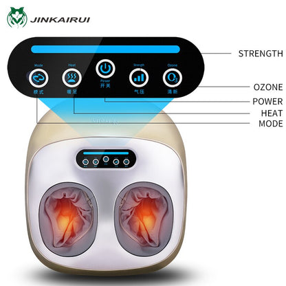 JinKaiRui Aquecimento Infravermelho Máquina de Pé Automática Dispositivo de Massagem Relaxamento Doméstico Medialbranch Acupoint Calf Leg Massagem