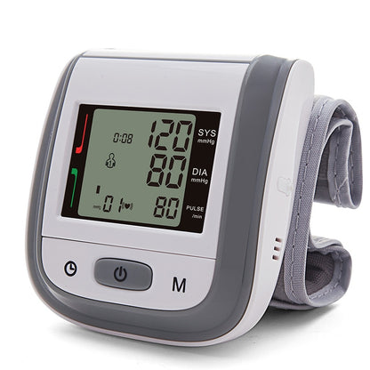 Yongrow Tonometer Automatic Wrist Digital Blood Pressure Monitor Digital lcd Sphgmomanometer Heart Beat Rate Pulse Meter