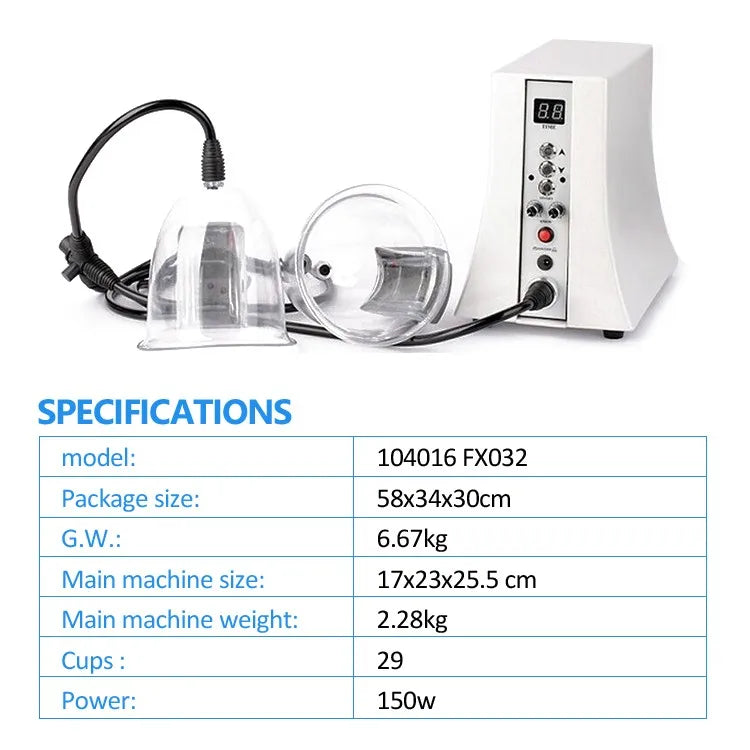 Specifications: FX032 coffee maker, measures 58x34x30cm, weighs 6.67kg, with 2.28kg main machine and 29 cups.