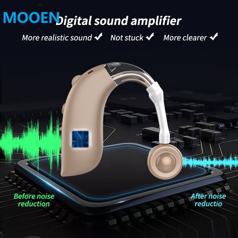 MOOENigital sound amplifier More realistic sound Not stuck More clear